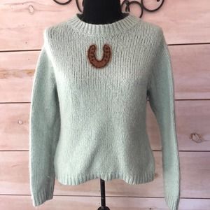 Wooden sails horse shoe sweater